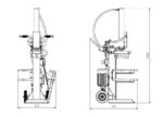 Rachador lenha a gasolina Anova 15T - Image 2