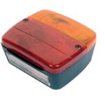 Farolim traseiro quadrado 4 funções