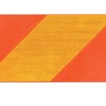 Placa refletora p/ reboque