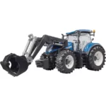 Trator de brincar New Holland T7.315 c/ pá carregadora