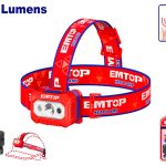 Lanterna de cabeça LED 200lumens EMTOP